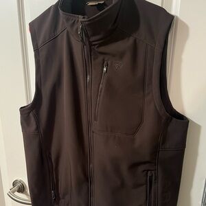 Men's Brown Softshell Ariat Vest